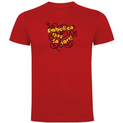 T Shirt Katalonia Embolica Que Fa Fort Krotki Rekaw Czlowiek