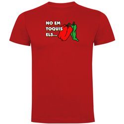 T Shirt Catalogne No Em Toquis els Pebrots Manche Courte Homme