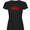 Camiseta Catalunya 100% Catala Manga Corta Mujer