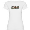 T Shirt Katalonien Gaudi Kortarmad Kvinna