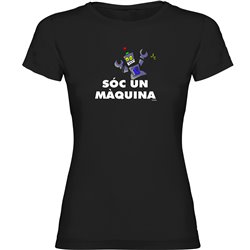 Camiseta Catalunya Soc un Maquina Manga Corta Mujer