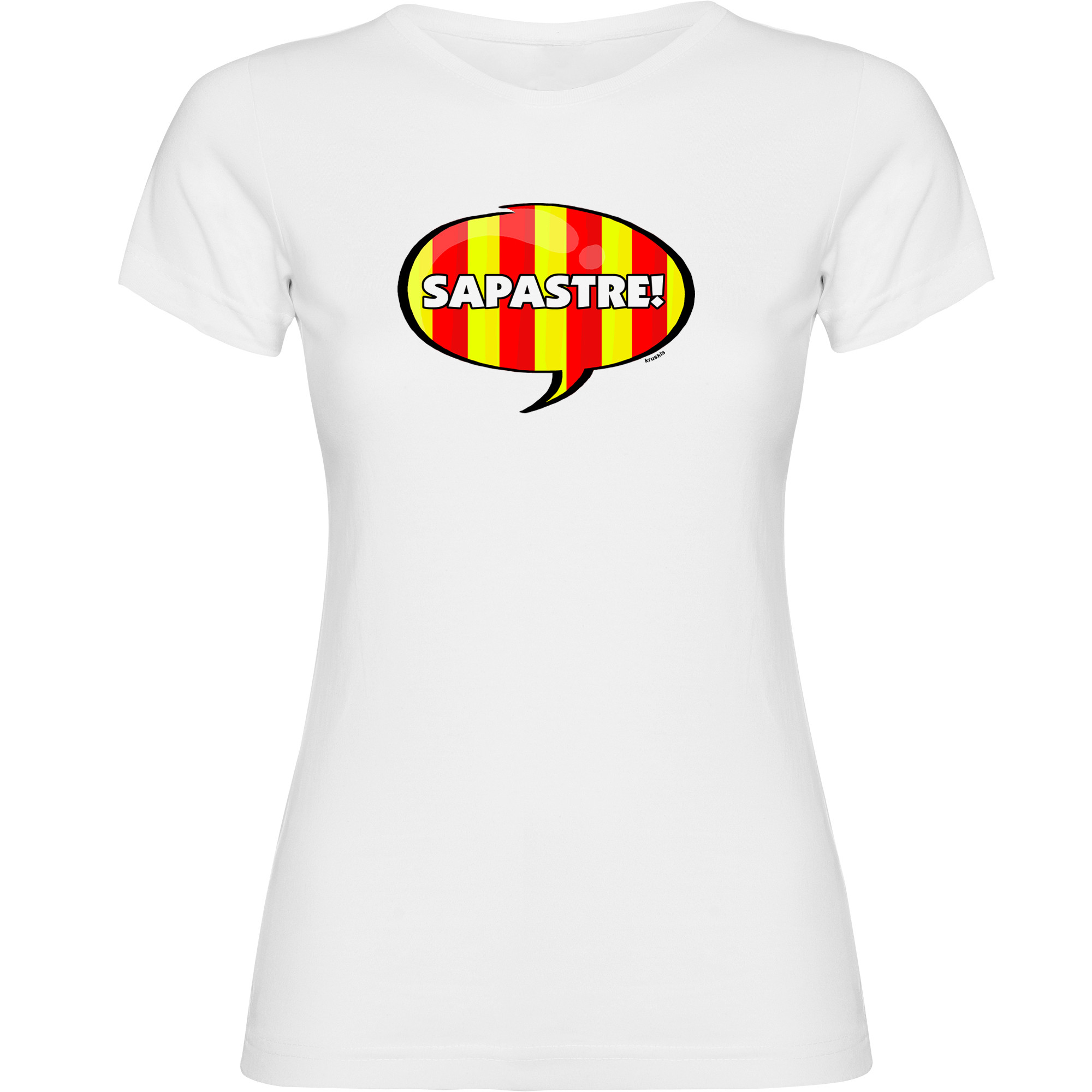 T Shirt Catalonia Sapastre Short Sleeves Woman