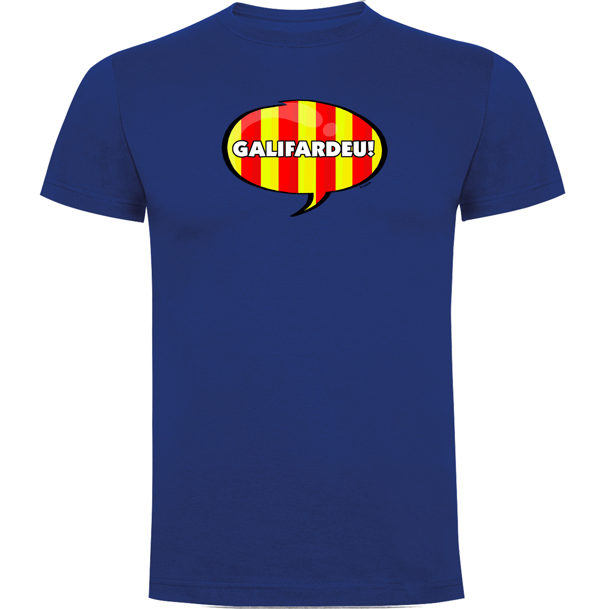 T Shirt Katalonien Galifardeu Kortarmad Man