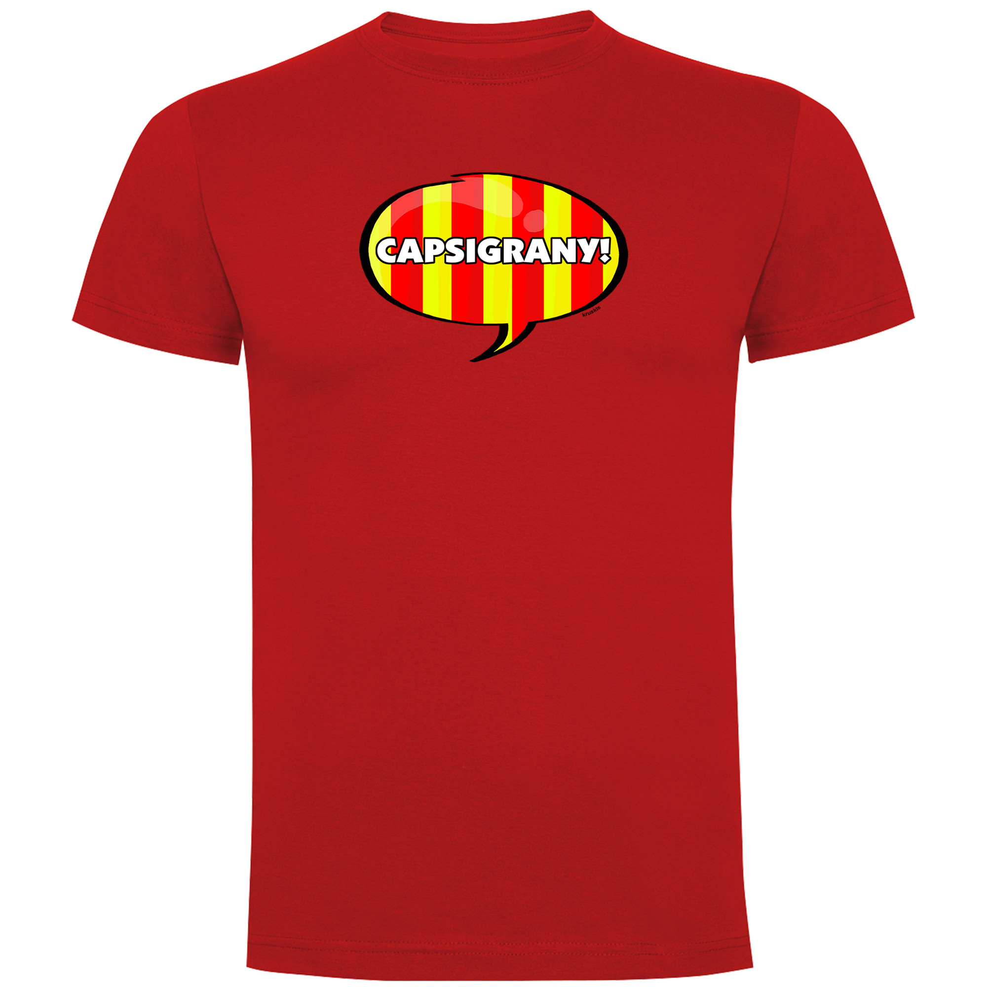 T Shirt Katalonien Capsigrany Kortarmad Man