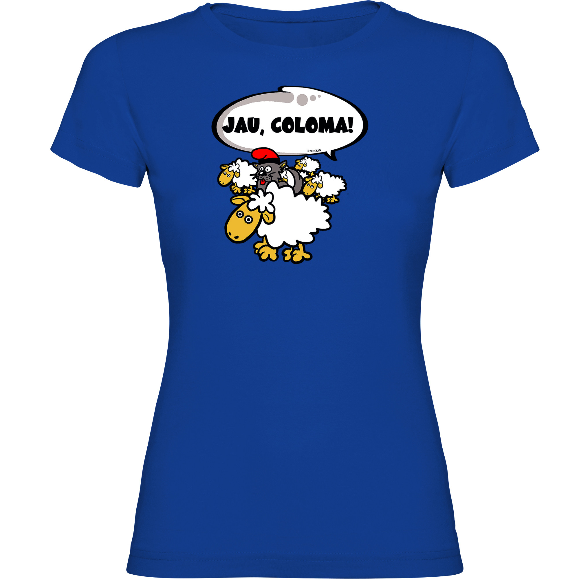 T Shirt Catalonie Jau Coloma Korte Mouwen Vrouw