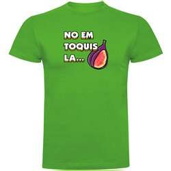 T Shirt Katalonien No em Toquis la Figa Kortarmad Man