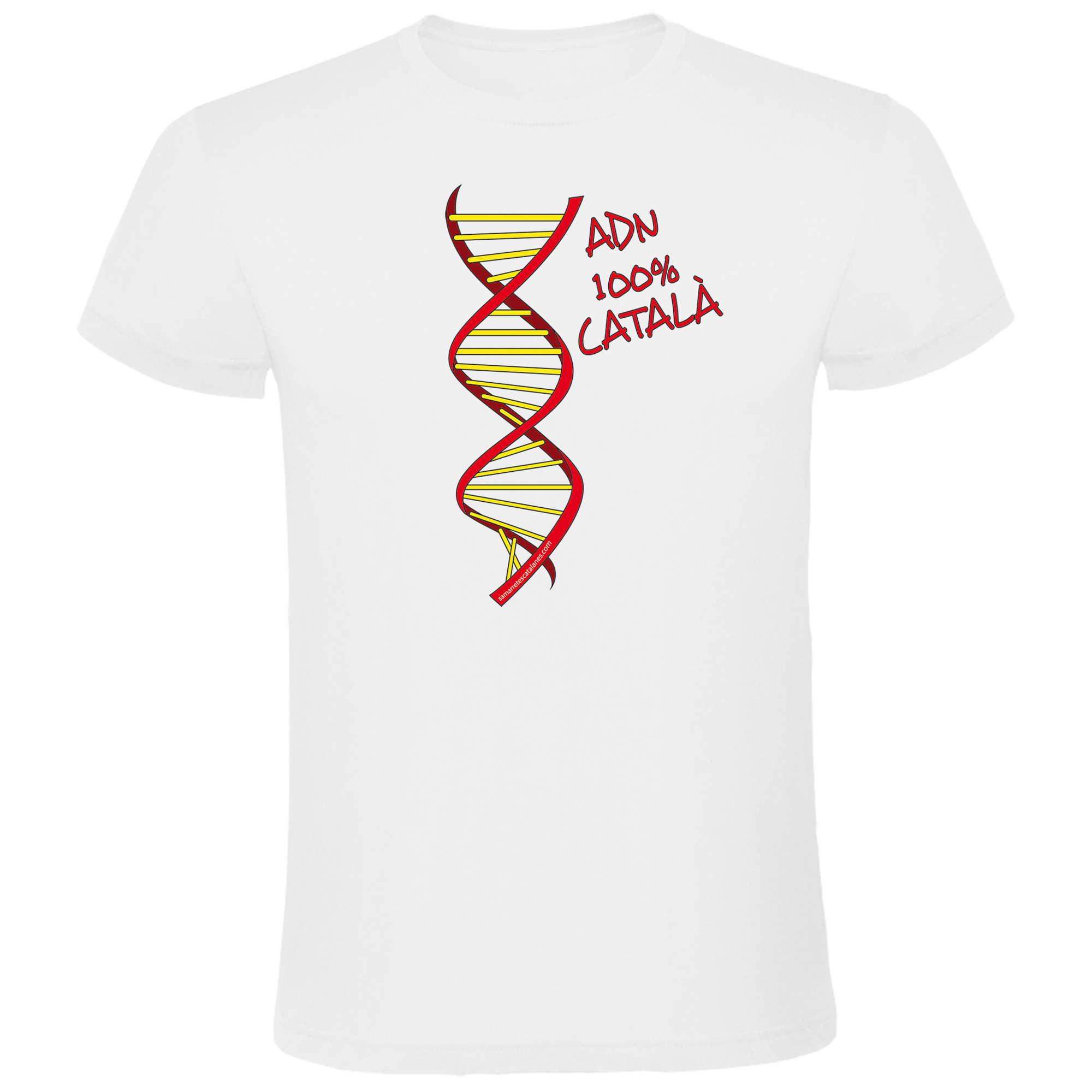 T Shirt Katalonien ADN 100x100 Catala Kortarmad Man