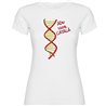 T Shirt Katalonien ADN 100x100 Catala Zurzarm Frau
