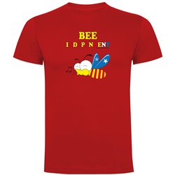 T Shirt Catalonia Bee Independent Short Sleeves Man