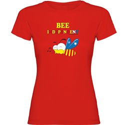 Camiseta Catalunya Bee Independent Manga Corta Mujer