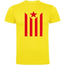 T Shirt Catalonie Estelada Korte Mouwen Man