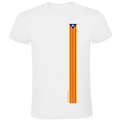 T Shirt Katalonien Estelada Clasica Kortarmad Man