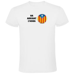 T Shirt Catalonie Rellotge Independencia Korte Mouwen Man