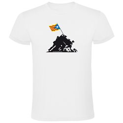 Camiseta Catalunya Iwo Jima Independent Manga Corta Hombre