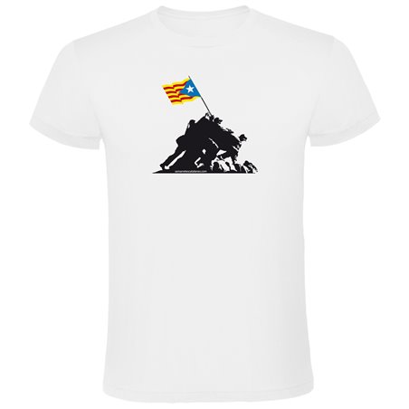 Camiseta Catalunya Iwo Jima Independent Manga Corta Hombre