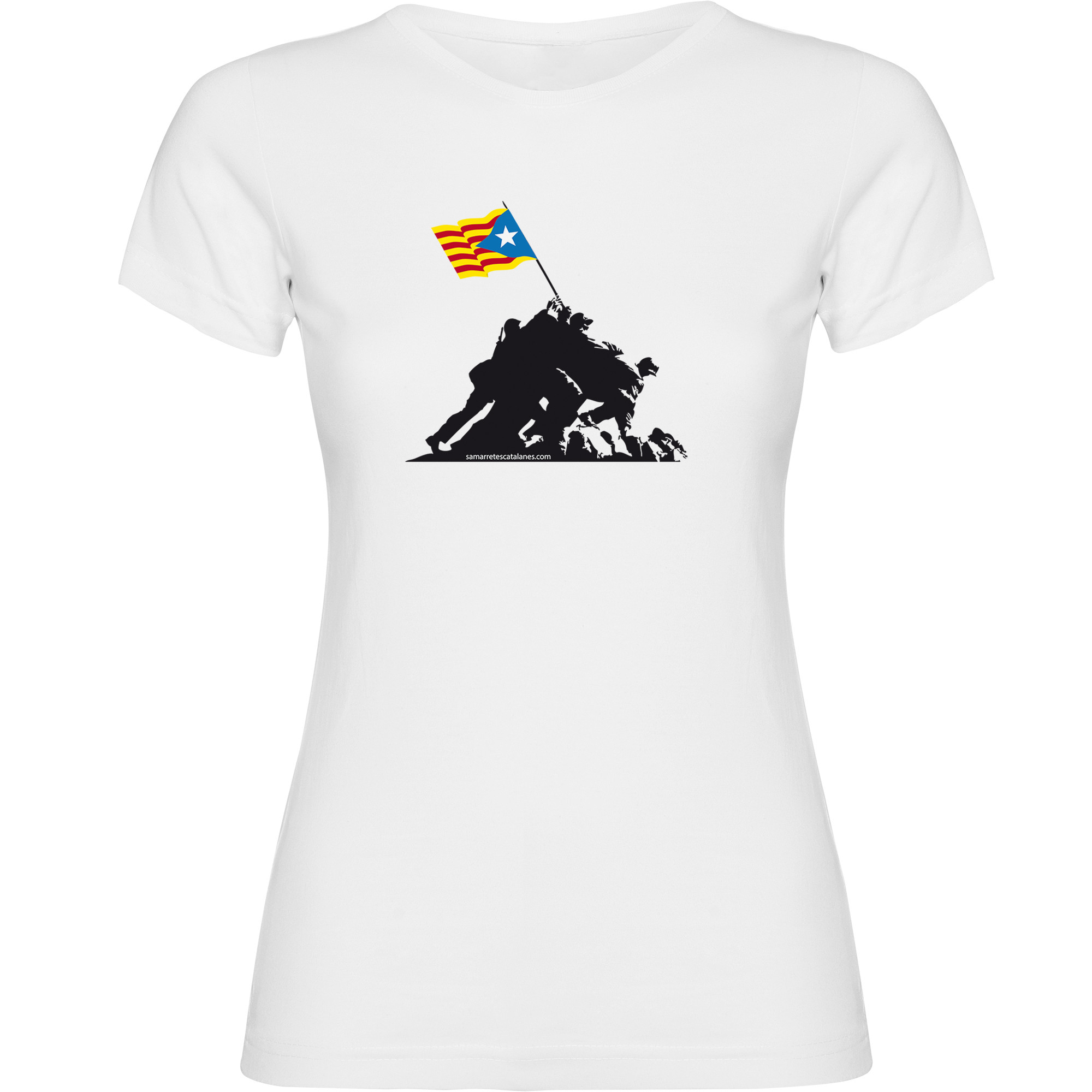 T Shirt Catalogna Iwo Jima Independent Manica Corta Donna