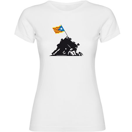 T Shirt Katalonien Iwo Jima Independent Zurzarm Frau