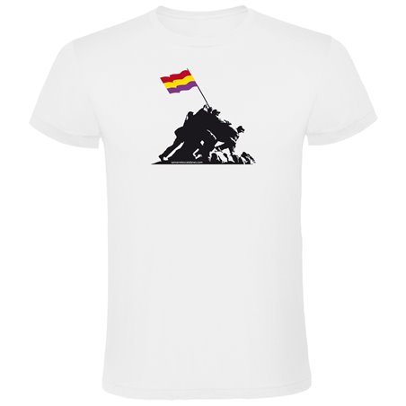 T Shirt Catalogna Iwo Jima Republicana Manica Corta Uomo
