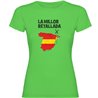 T Shirt Katalonien La Millor Retallada Zurzarm Frau