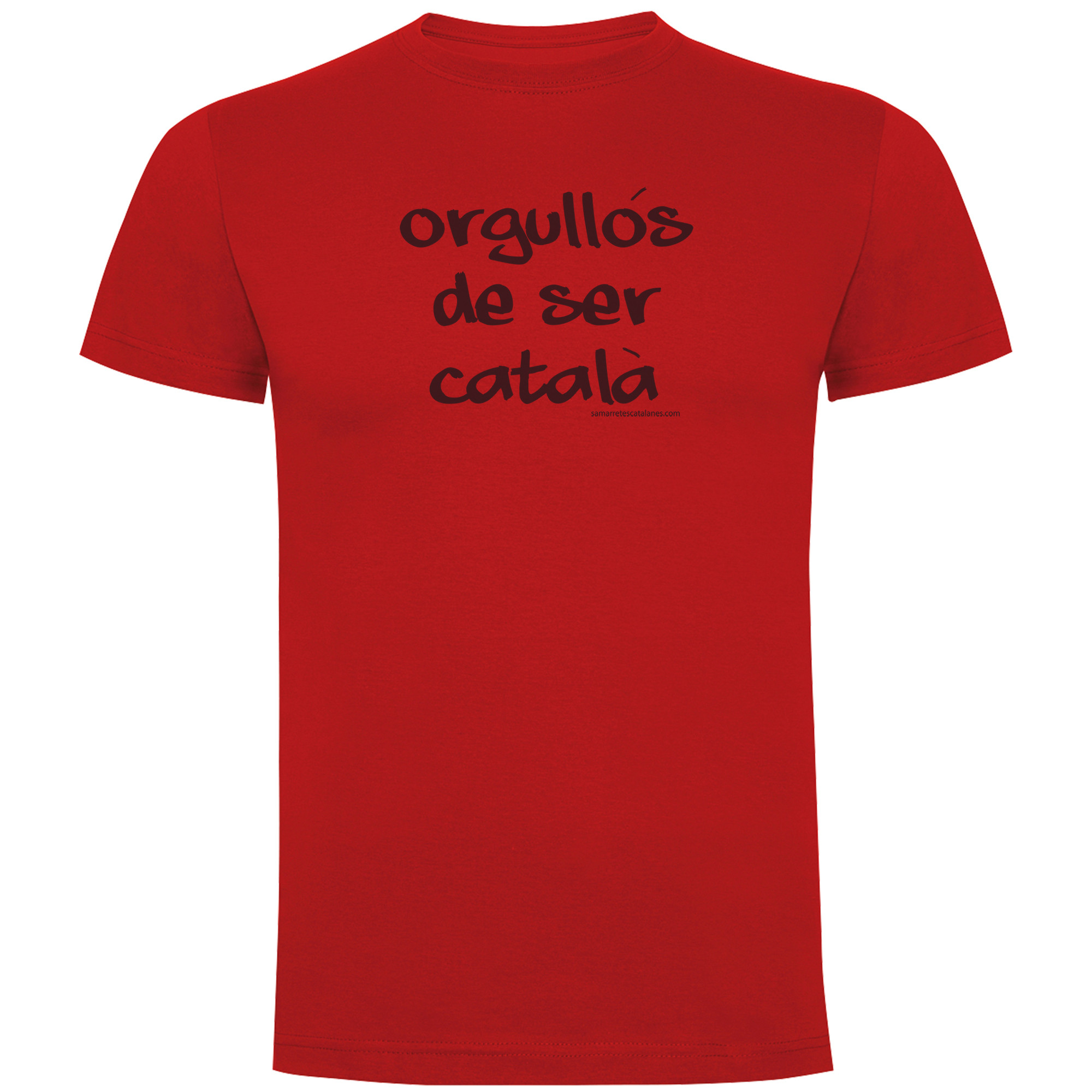 T Shirt Catalogne Orgullos de Ser Catala Manche Courte Homme