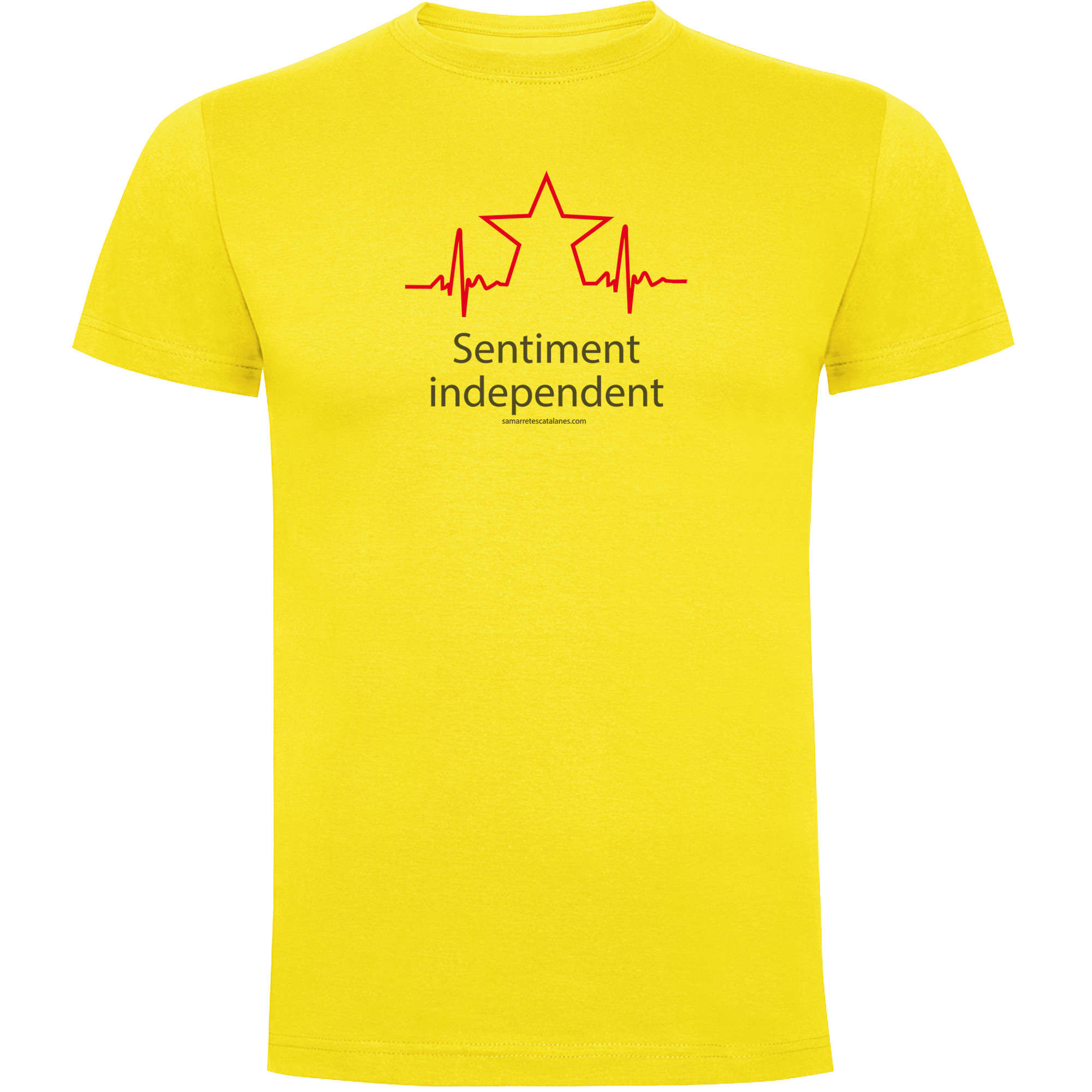 T Shirt Catalogna Sentiment Independent Manica Corta Uomo