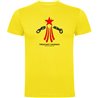 T Shirt Katalonia Via Catalana Trencant Cadenes Krotki Rekaw Czlowiek