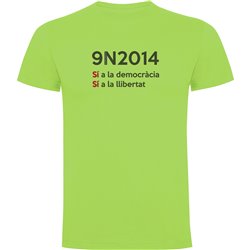 Camiseta Catalunya 9N2014 Manga Corta Hombre