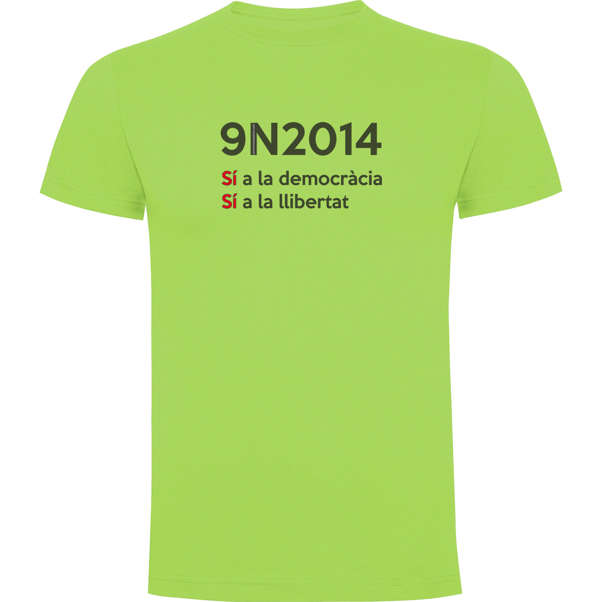 T Shirt Katalonien 9N2014 Zurzarm Mann