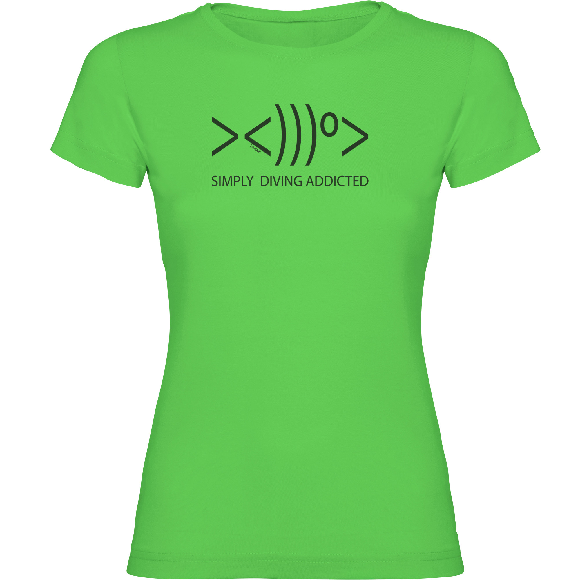 T Shirt Nurkowanie Simply Diving Addicted Krotki Rekaw Kobieta