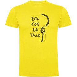 T Shirt Katalonia Bon cop de Falç Krotki Rekaw Czlowiek