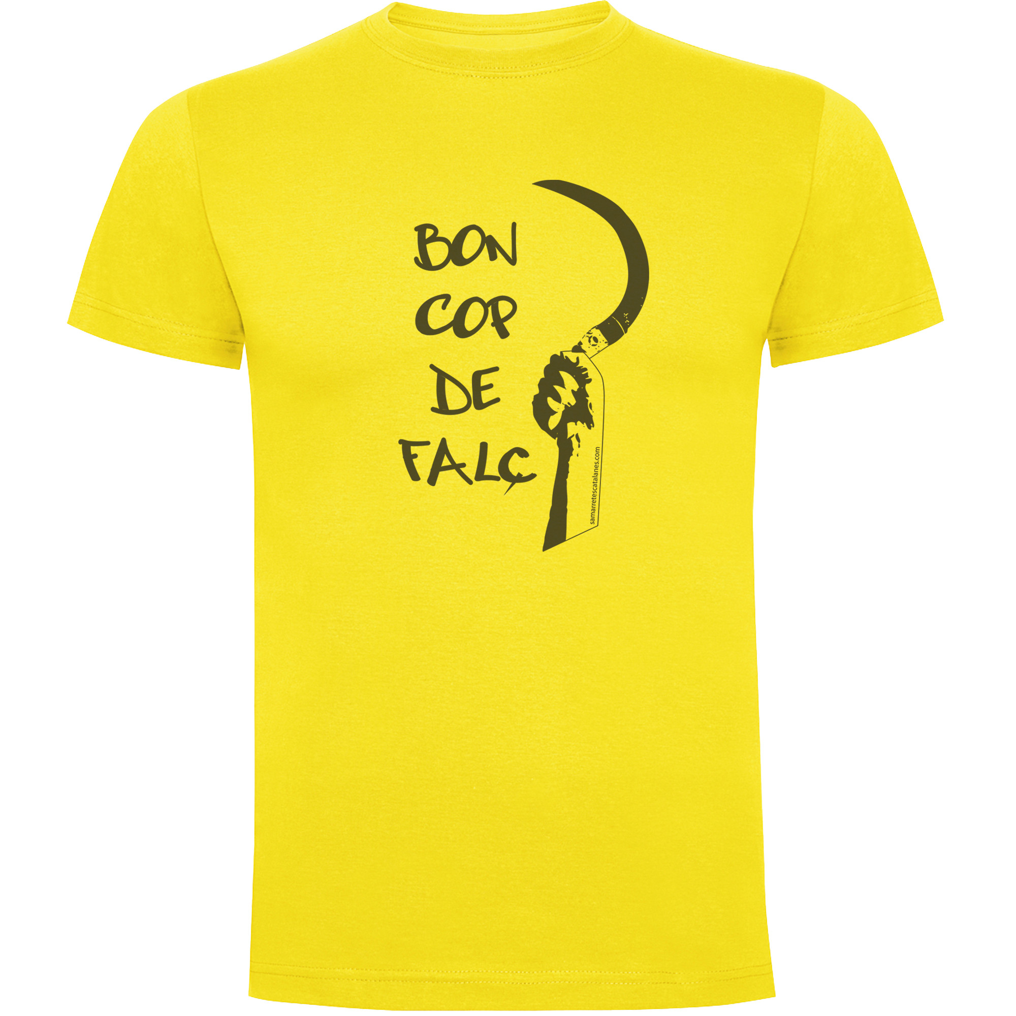 T Shirt Catalonie Bon cop de Falç Korte Mouwen Man