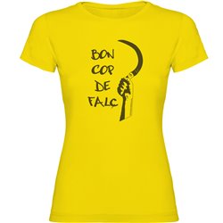 T Shirt Katalonien Bon cop de Falç Kortarmad Kvinna
