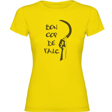 Camiseta Catalunya Bon cop de Falç Manga Corta Mujer