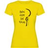 T Shirt Katalonia Bon cop de Falç Krotki Rekaw Kobieta