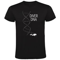 T Shirt Duiken Diver DNA Korte Mouwen Man