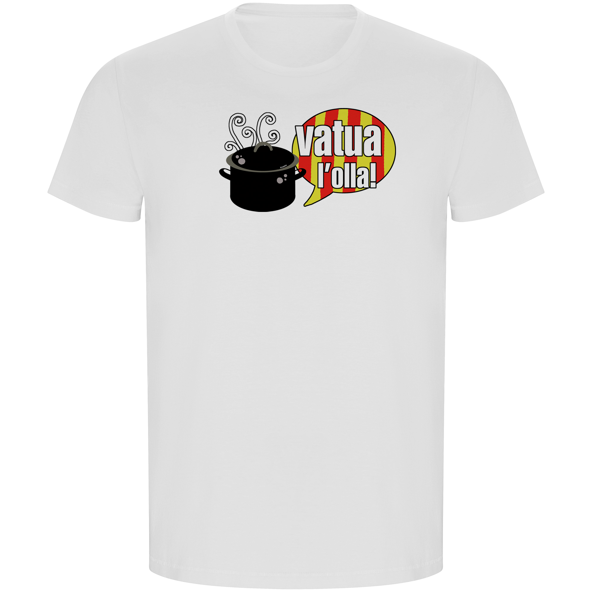 T Shirt ECO Catalogna Vatua l´Olla Manica Corta Uomo