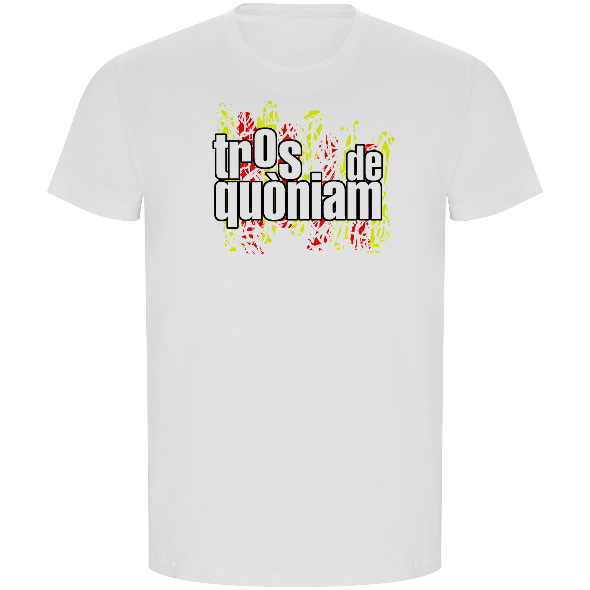 T Shirt ECO Katalonien Tros de Quoniam Kurzarm Mann
