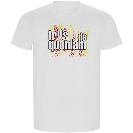Camiseta ECO Catalunya Tros de Quoniam Manga Corta Hombre