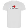Camiseta ECO Catalunya I Love Pa amb Tomata Manga Corta Hombre