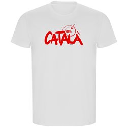 T Shirt ECO Katalonia 100% Catala Krotki Rekaw Czlowiek