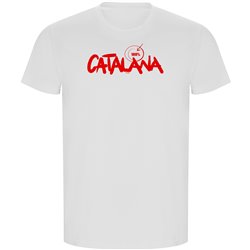 T Shirt ECO Katalonia 100 % Catalana Krotki Rekaw Czlowiek