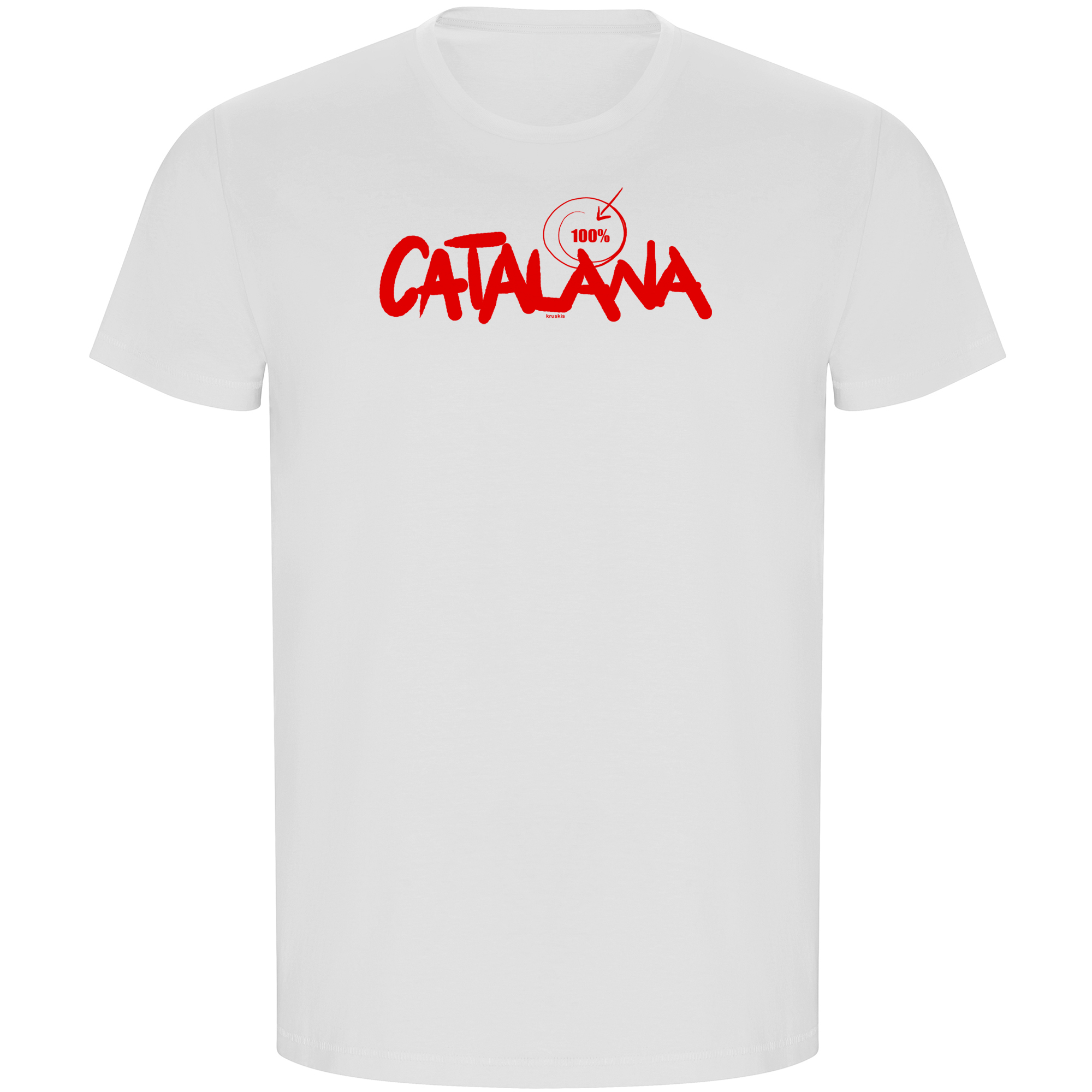 T Shirt ECO Katalonien 100 % Catalana Kortarmad Man