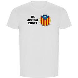 Camiseta ECO Catalunya Rellotge Independencia Manga Corta Hombre