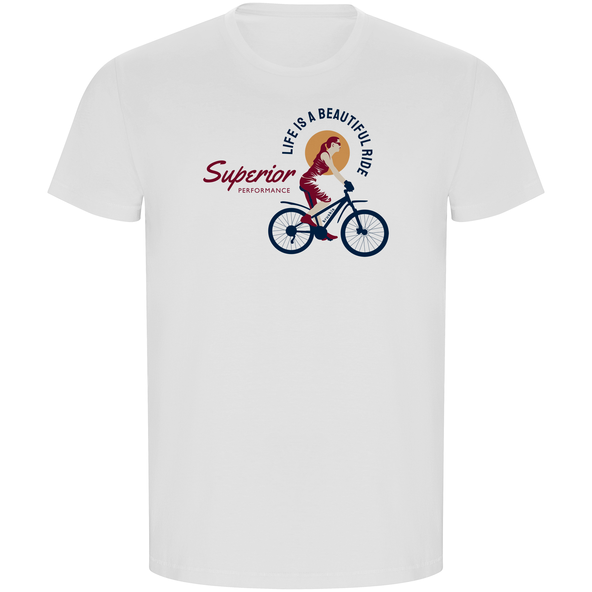T Shirt ECO Cycling Superior Performance Short Sleeves Man