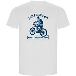 T Shirt ECO Cycling Keep the Doctor Away Short Sleeves Man