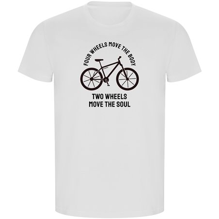 T Shirt ECO Velo Four Wheels Move the Body Manche Courte Homme