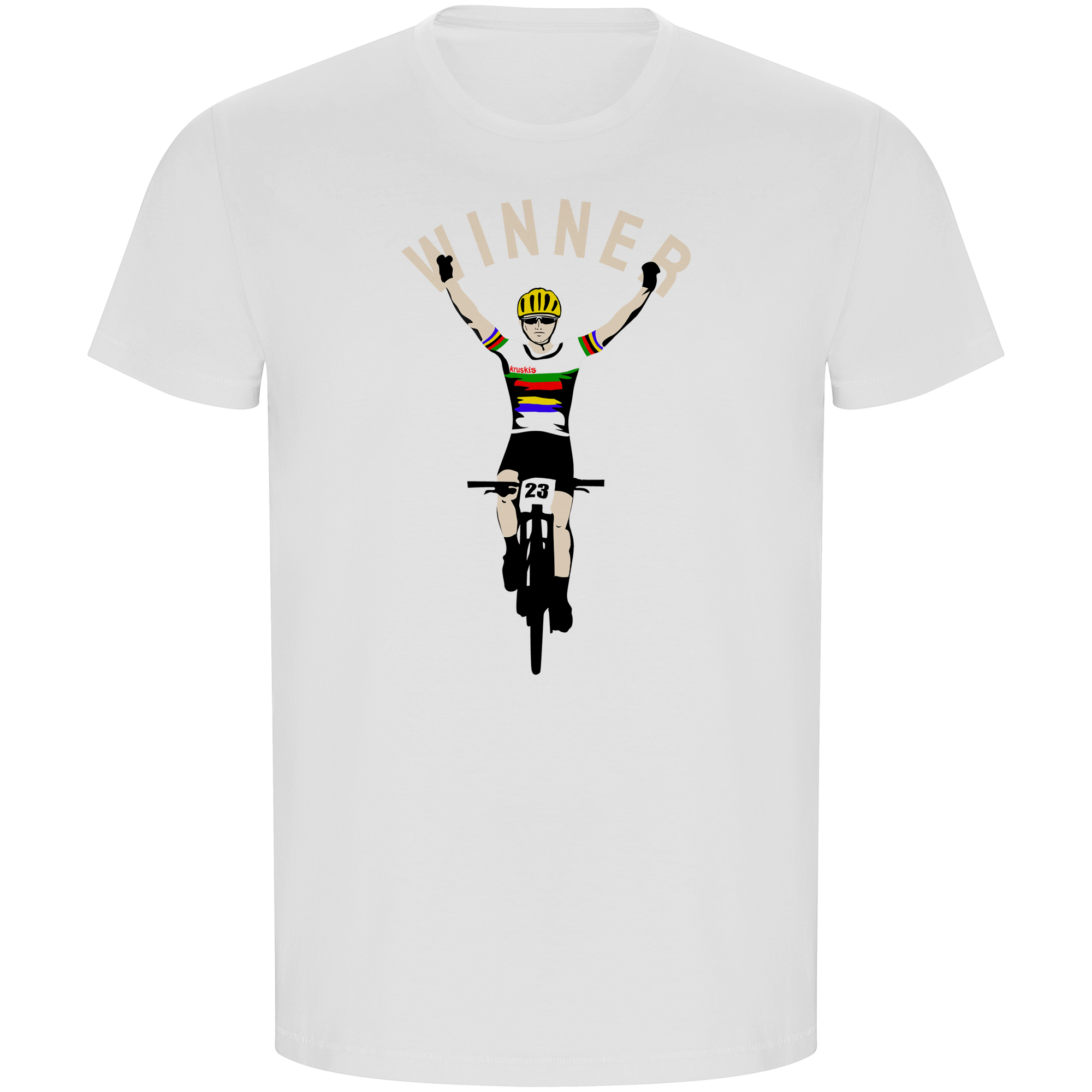 T Shirt ECO Cykling Winner Kortarmad Man