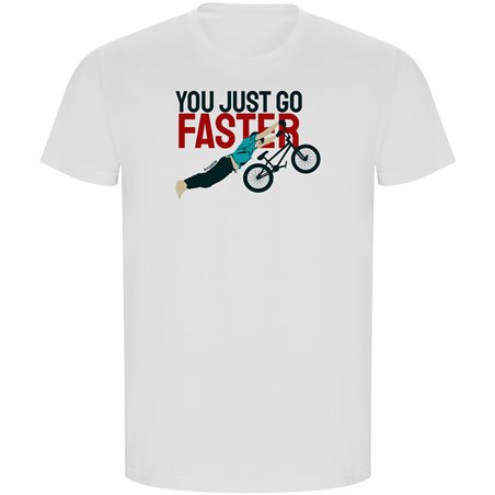 T Shirt ECO BMX Go Faster Manica Corta Uomo