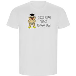 T Shirt ECO Simning Born to Swim Kortarmad Man