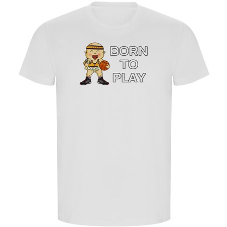 T Shirt ECO Basket Born to Play Basketball Manche Courte Homme